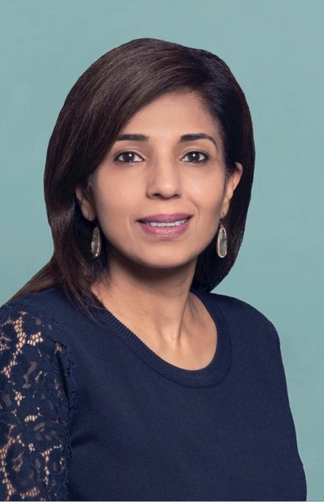 Portrait of Neeru Sharma, Founder & Chair of Oorja World.